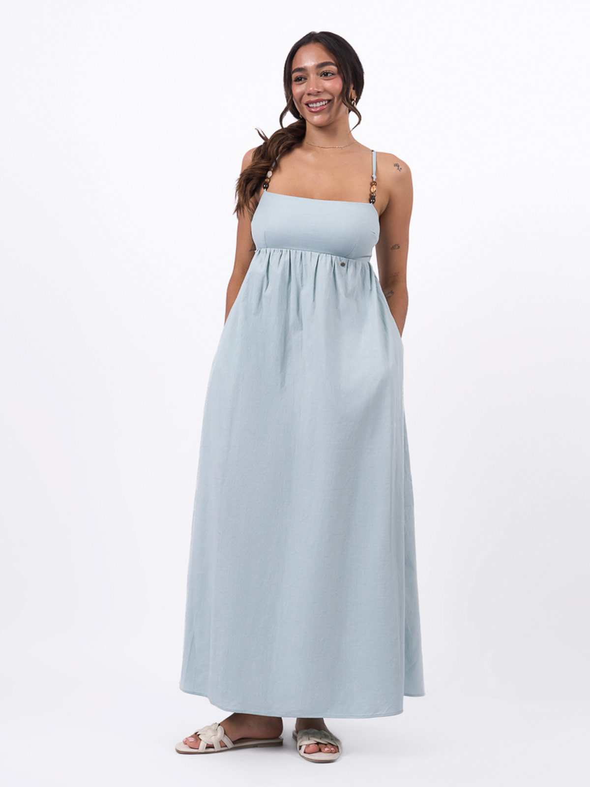 VESTIDO LARGO MUJER MACHINE INES - 1