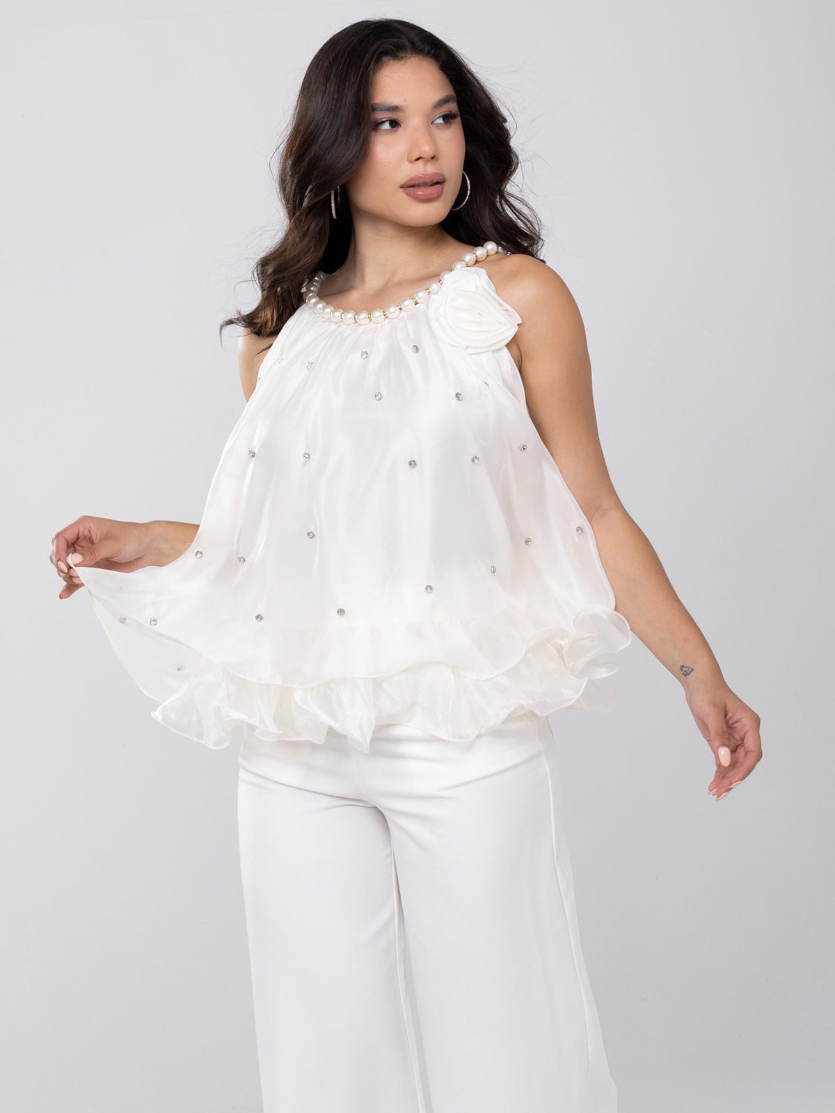 BLUSA SIN MANGAS MUJER GLAM BY ALEJANDRA BAIGORRIA BARBARA 1198 - 1