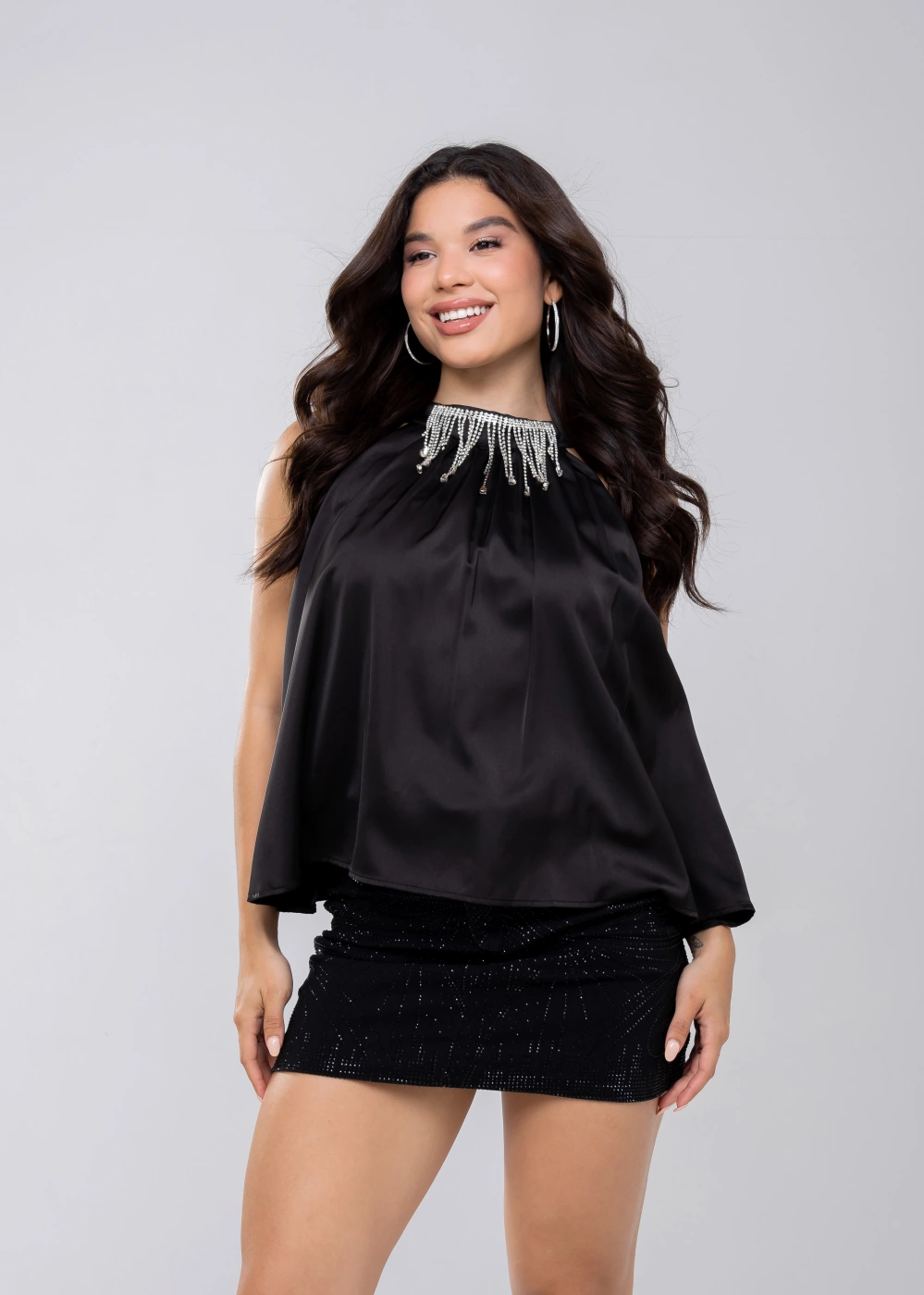 BLUSA SIN MANGAS MUJER GLAM BARBI 2567 - 1