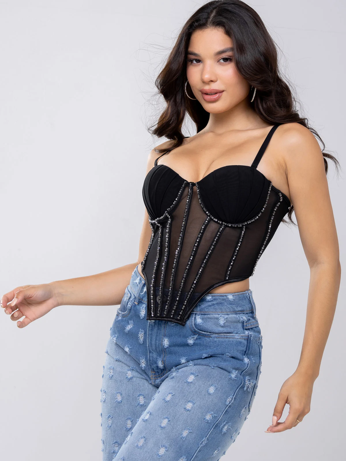 BUSTIER MUJER GLAM BY ALEJANDRA BAIGORRIA VALERIE 9243 - 2