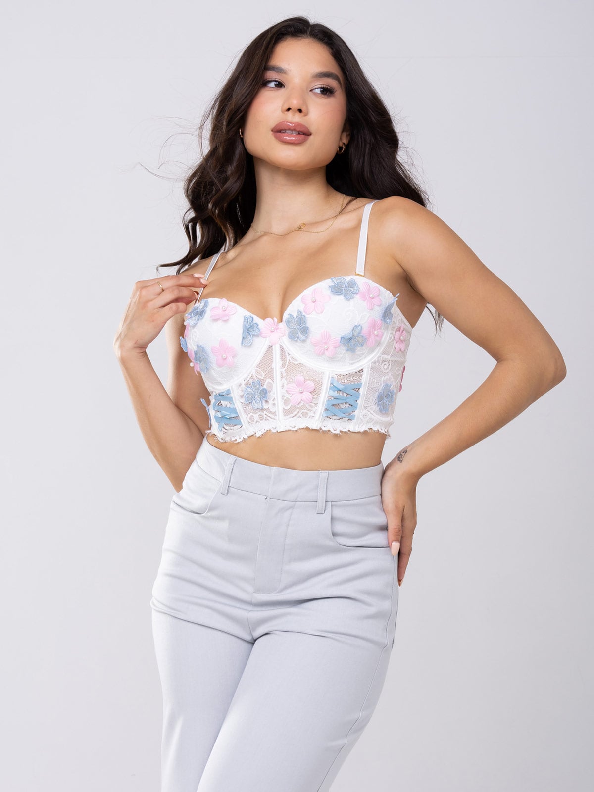 BUSTIER MUJER GLAM BY ALEJANDRA BAIGORRIA ROSE S103943D - 2