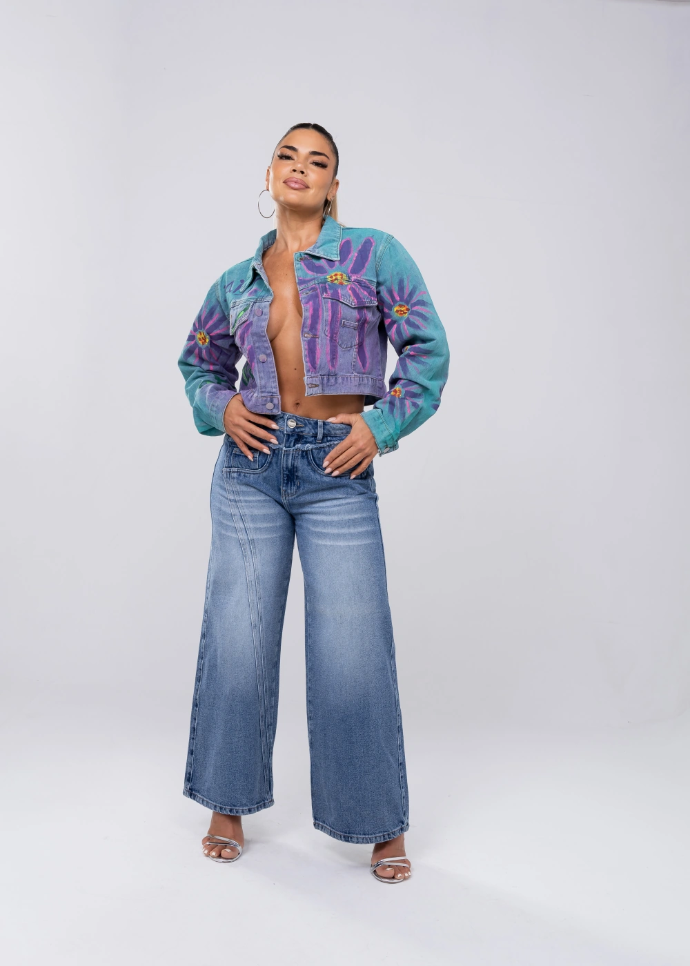 CASACA JEAN MUJER GLAM BY ALEJANDRA BAIGORRIA DALIA 23012 - 4