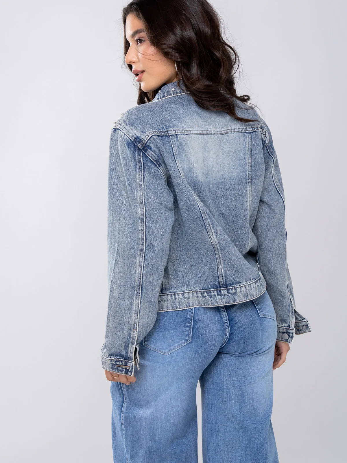CASACA JEAN MUJER GLAM BY ALEJANDRA BAIGORRIA DALIA 23012 - 3