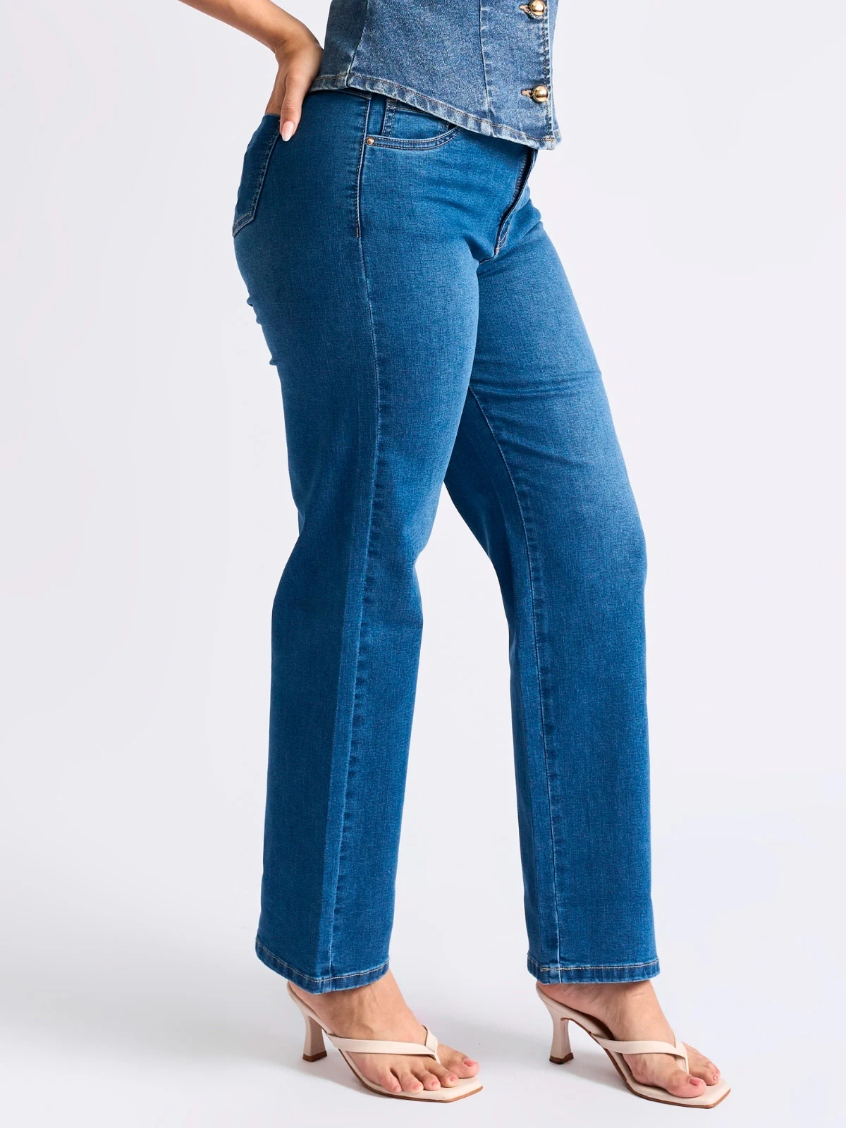 JEANS ALGODÓN RECTO MUJER PARADA 111 GRACIA - 4