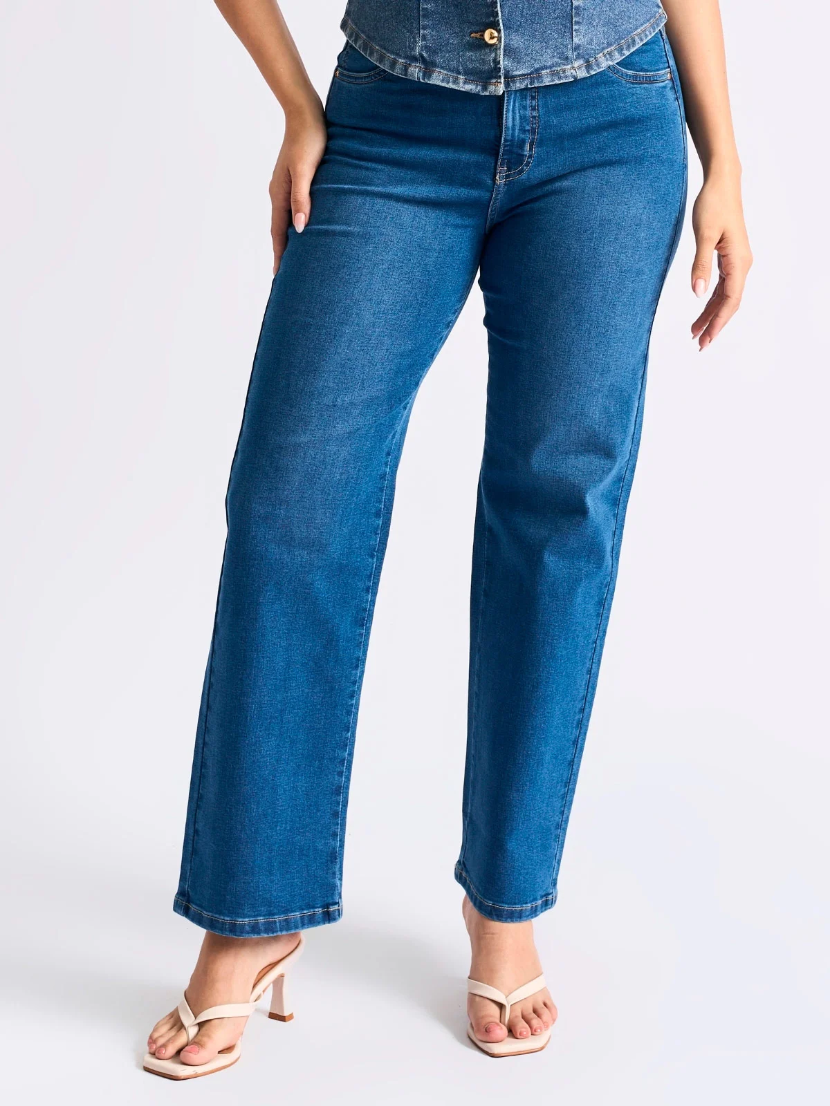 JEANS ALGODÓN RECTO MUJER PARADA 111 GRACIA - 2