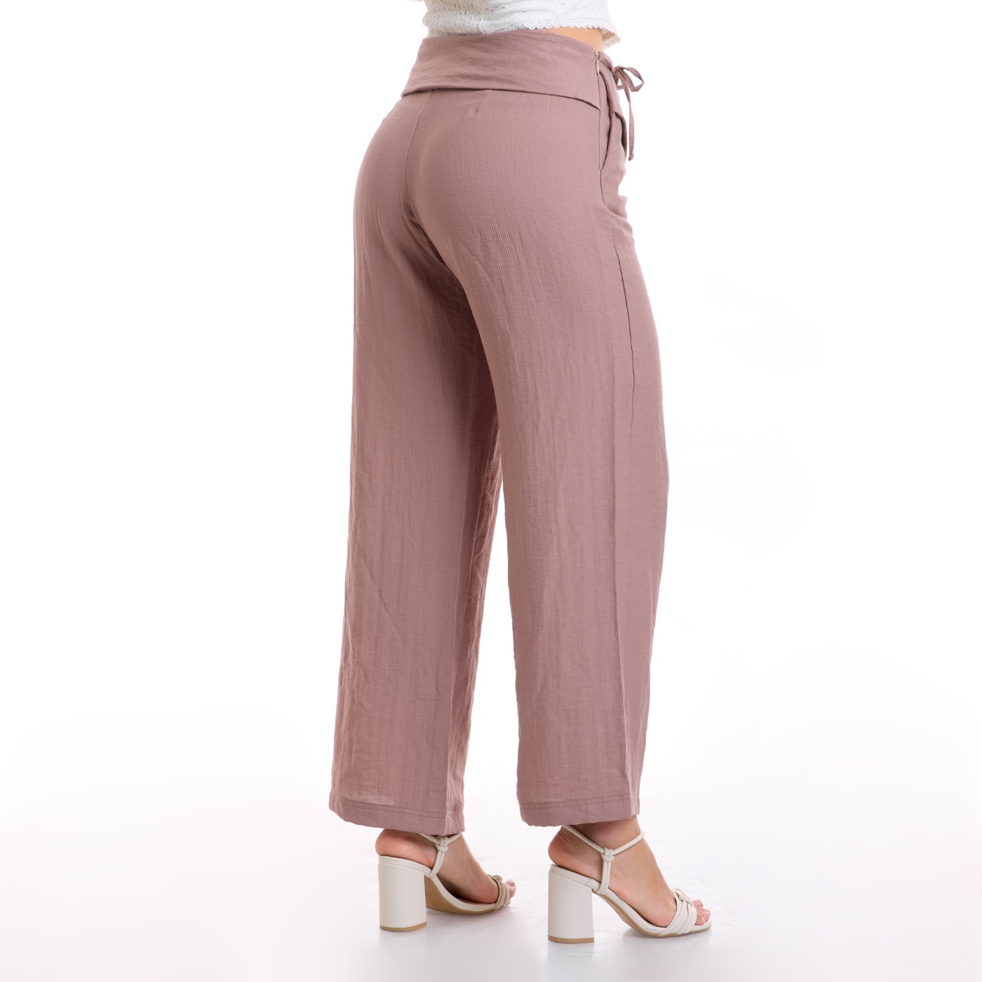 PANTALÓN REGULAR MUJER METAL JEANS LINO MAHAICA - 5