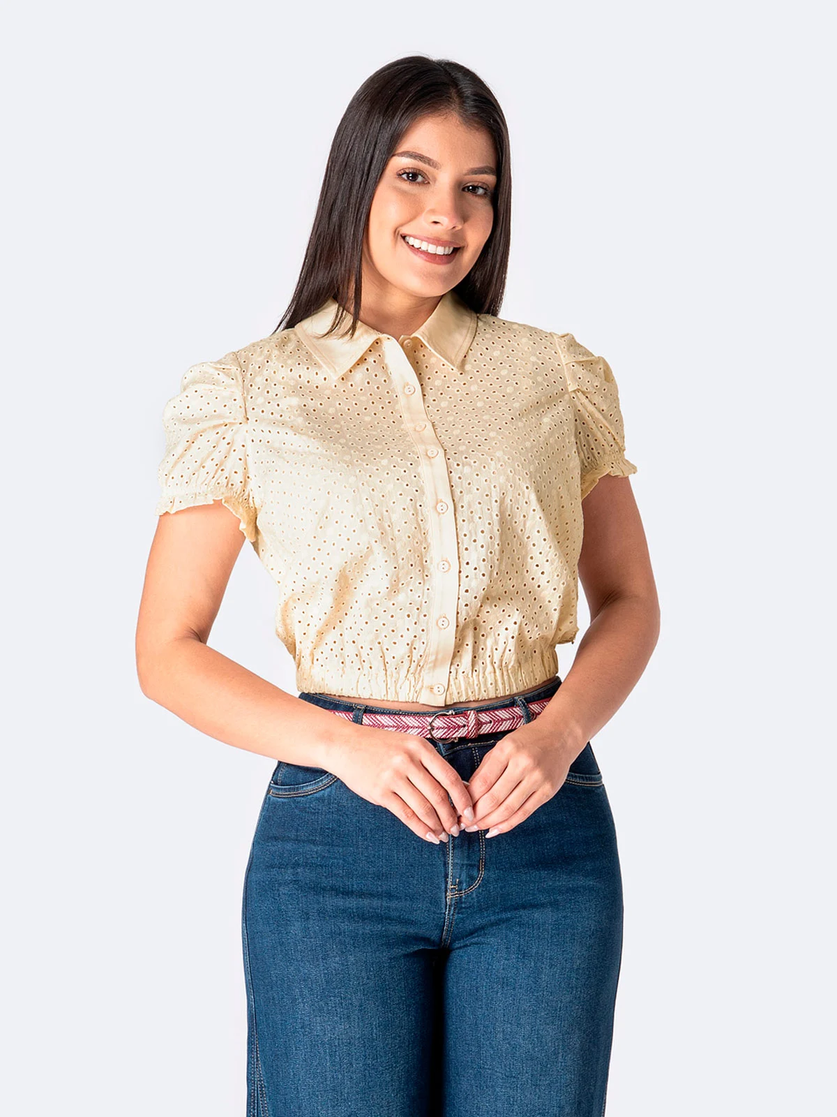 BLUSA MANGA CORTA MUJER PIONIER ELMMA - 2