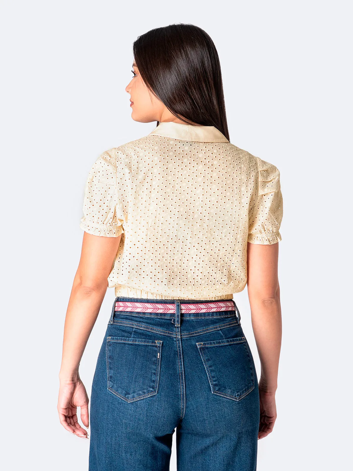 BLUSA MANGA CORTA MUJER PIONIER ELMMA - 3