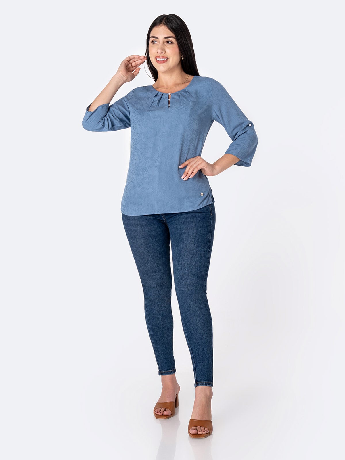 BLUSA MANGA 3/4 MUJER PIONIER SILVIA - 1