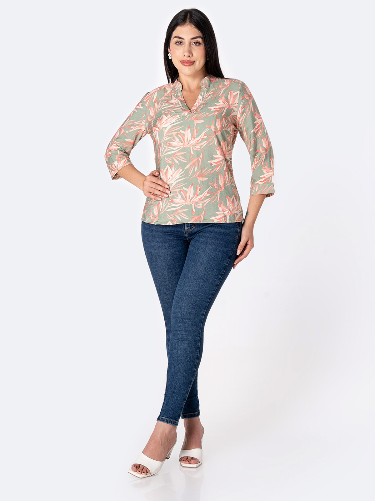 BLUSA MANGA 3/4 MUJER PIONIER ARIEL - 1