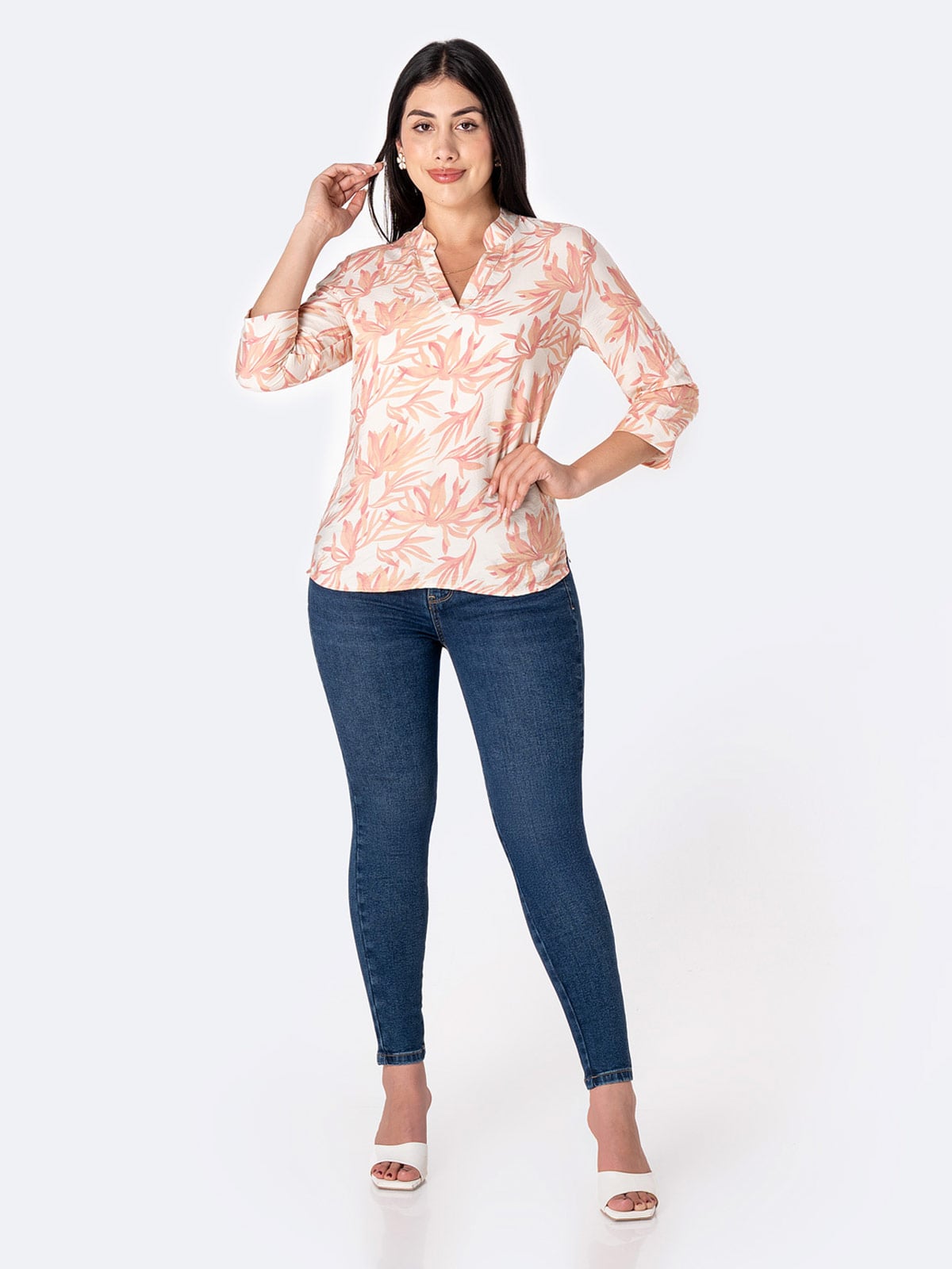 BLUSA MANGA 3/4 MUJER PIONIER ARIEL - 1
