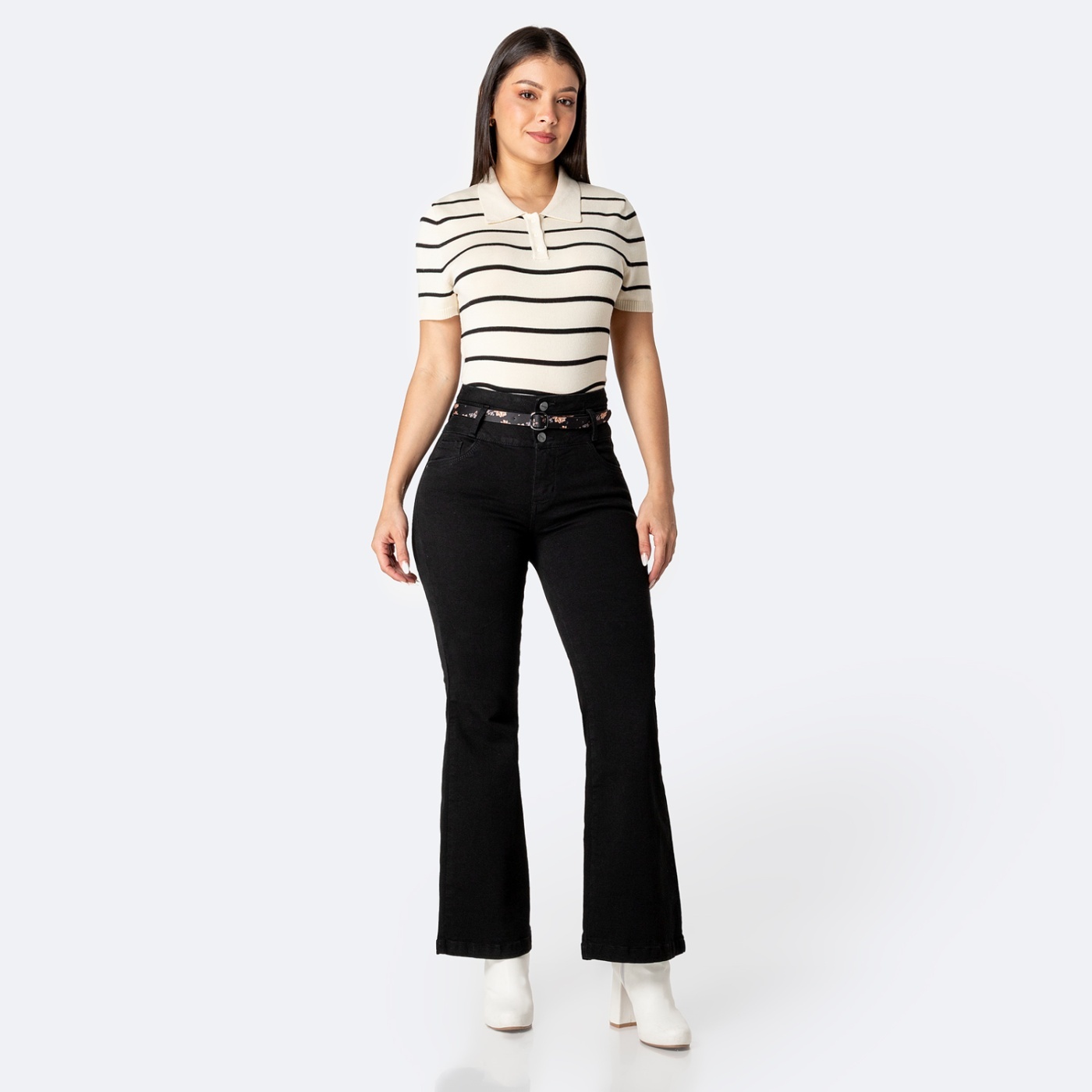 JEANS FLARE MUJER PIONIER VIVIANNI - 5