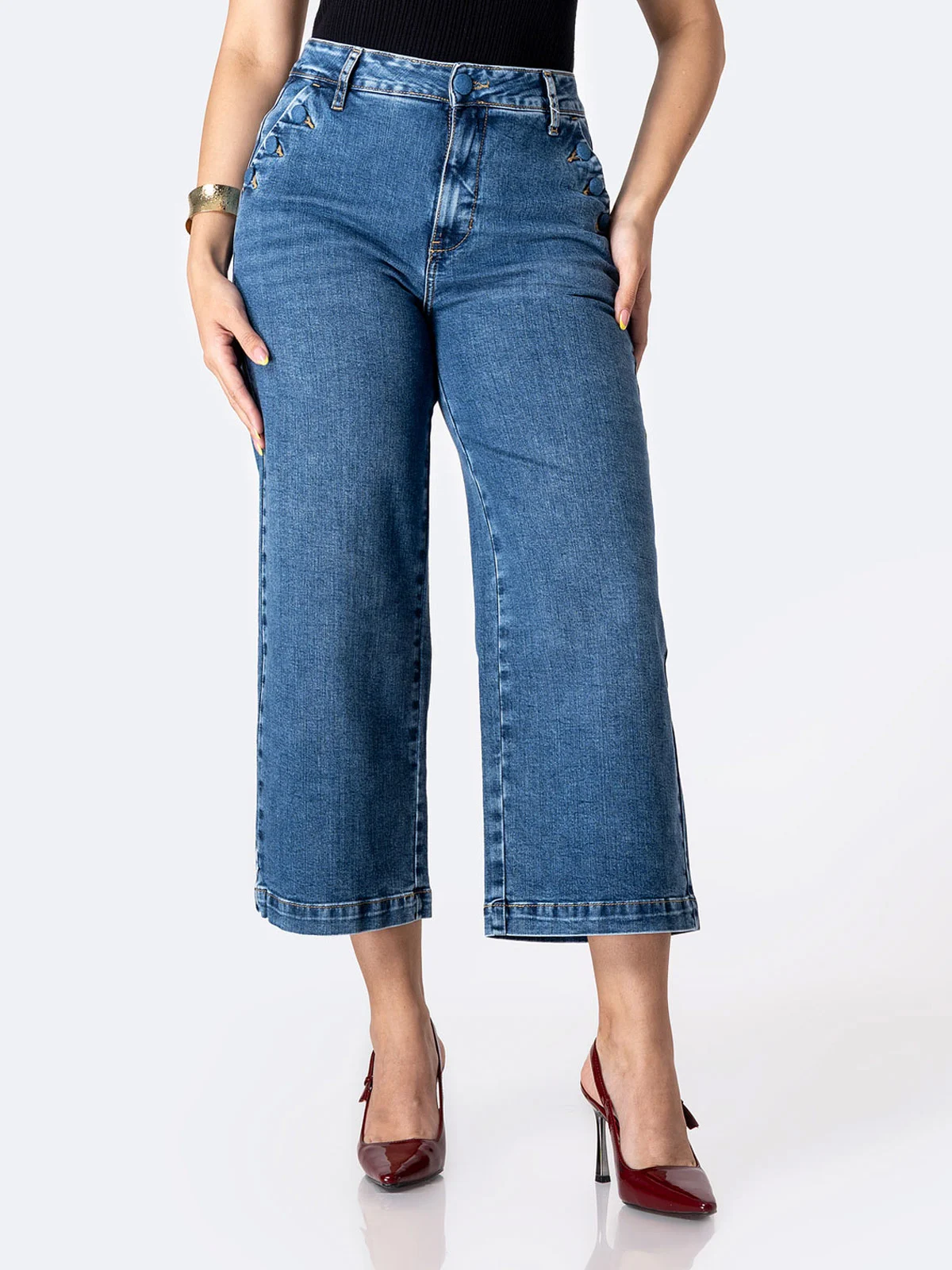 JEANS CULOTTE MUJER PIONIER BRUNELHA - 2