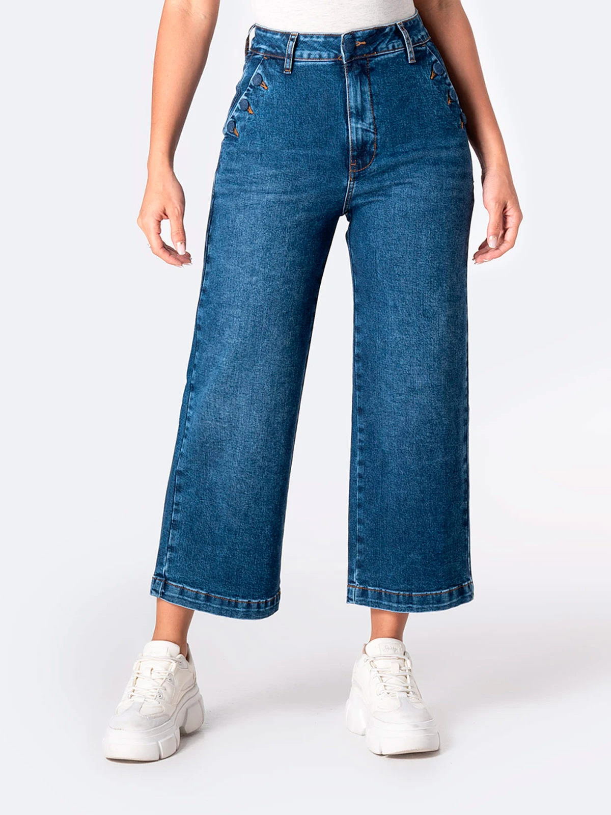 JEANS CULOTTE MUJER PIONIER BRUNELHA - 2
