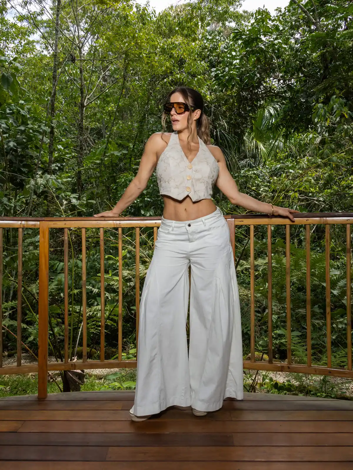 JEANS ALGODÓN PALAZZO MUJER ALEJANDRA BAIGORRIA - 1