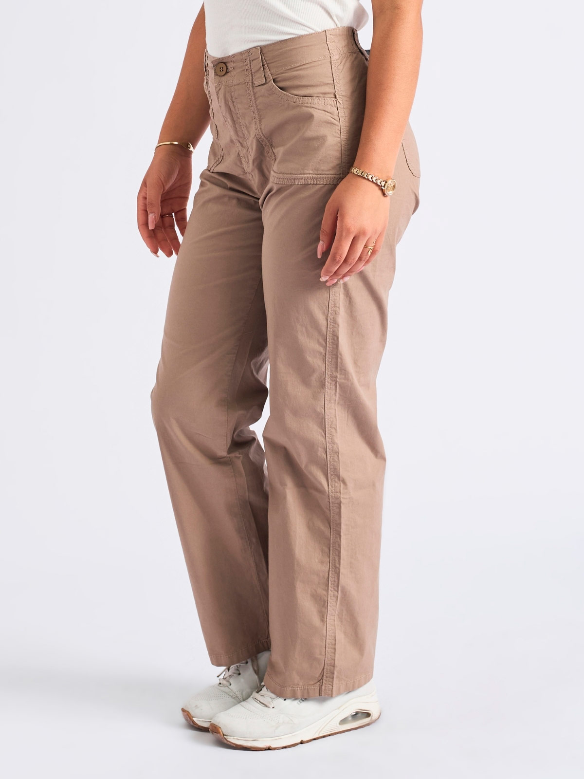 PANTALÓN ALGODÓN RECTO MUJER PARADA 111 KARY - 3