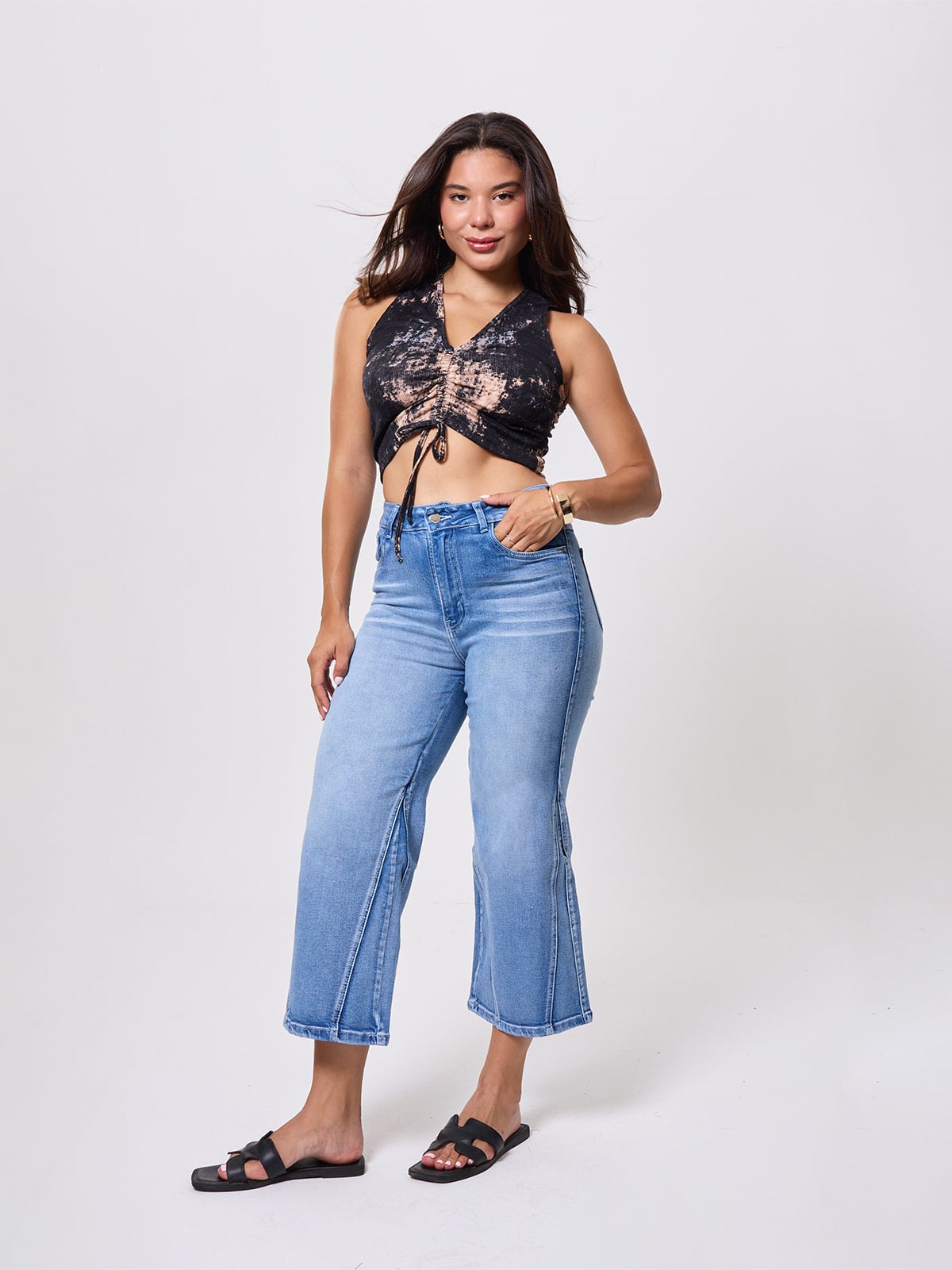 JEANS ALGODÓN PALAZZO MUJER ALEJANDRA BAIGORRIA - 1