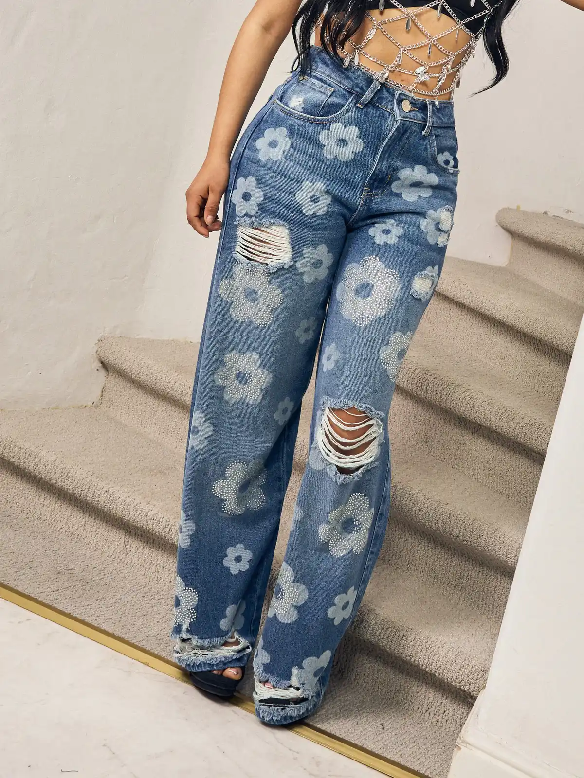 JEANS ALGODÓN REGULAR MUJER GLAM - 2