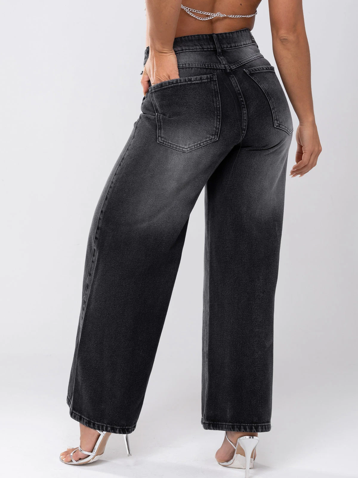 JEANS ALGODÓN PALAZZO MUJER GLAM BARBARA - 3