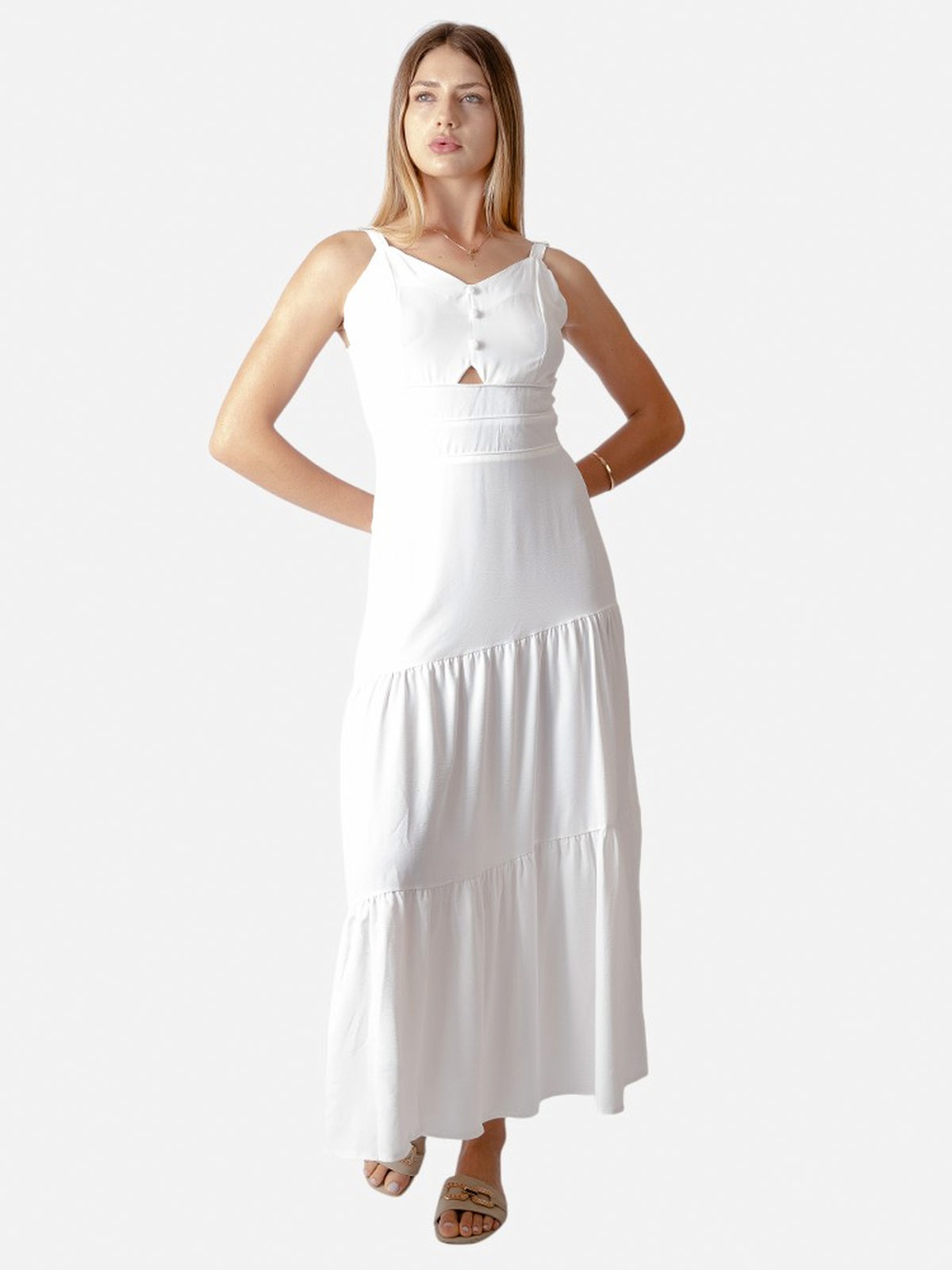 VESTIDO LARGO MUJER BLACKOUT - 1