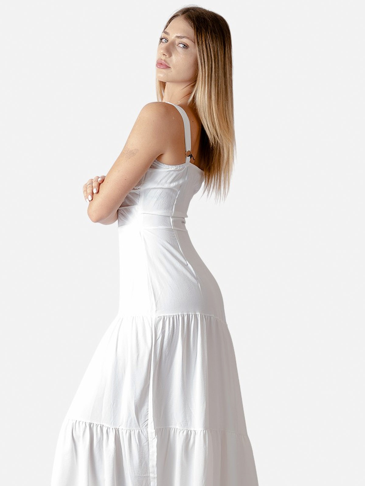 VESTIDO LARGO MUJER BLACKOUT - 4