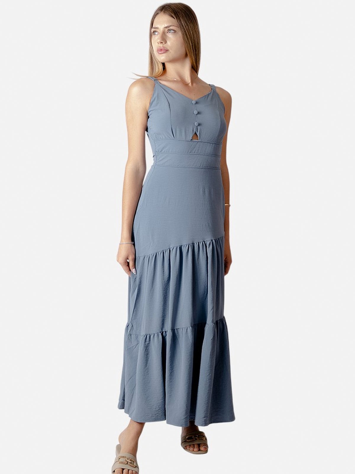 VESTIDO LARGO MUJER BLACKOUT - 2