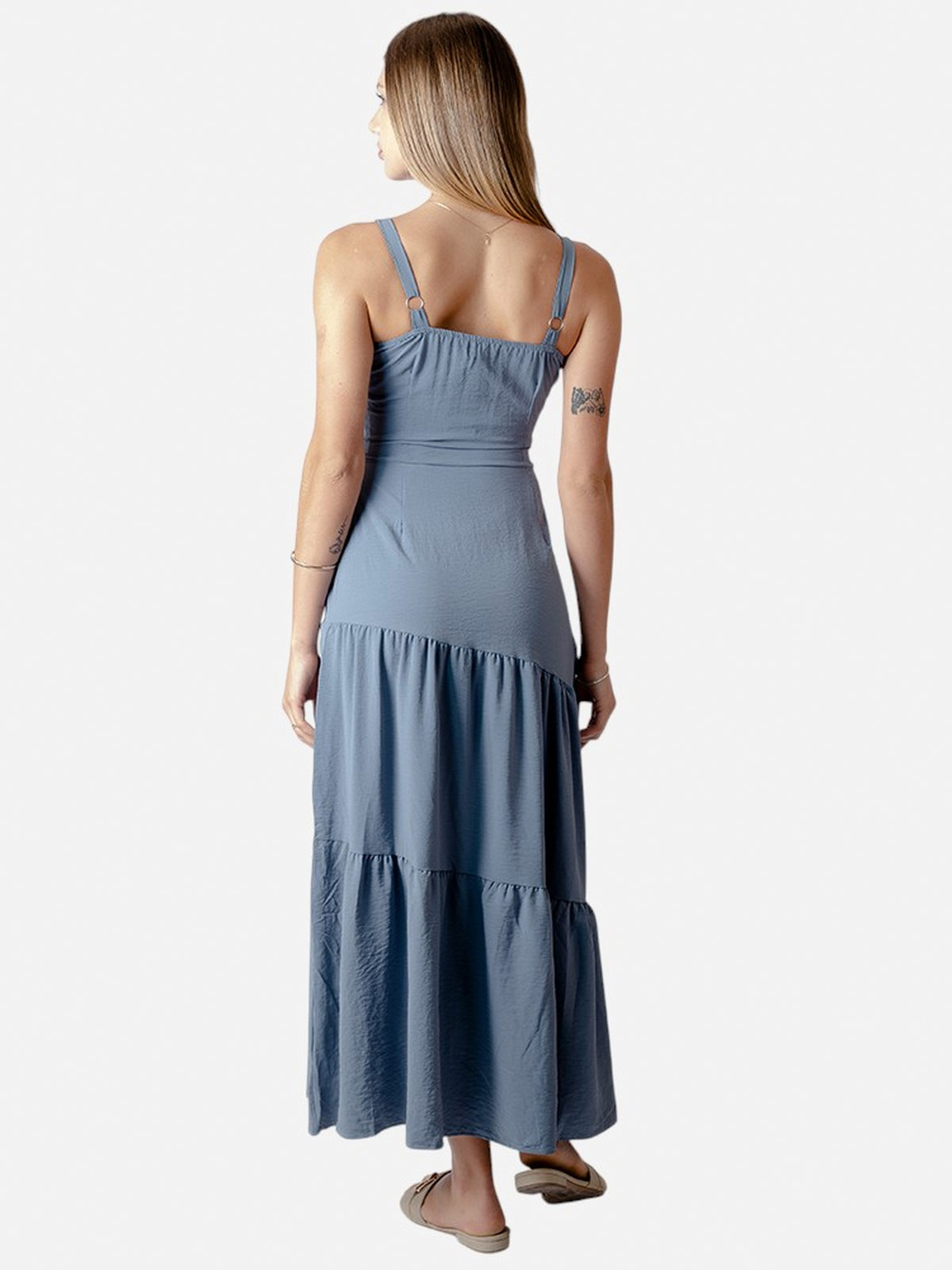 VESTIDO LARGO MUJER BLACKOUT - 3