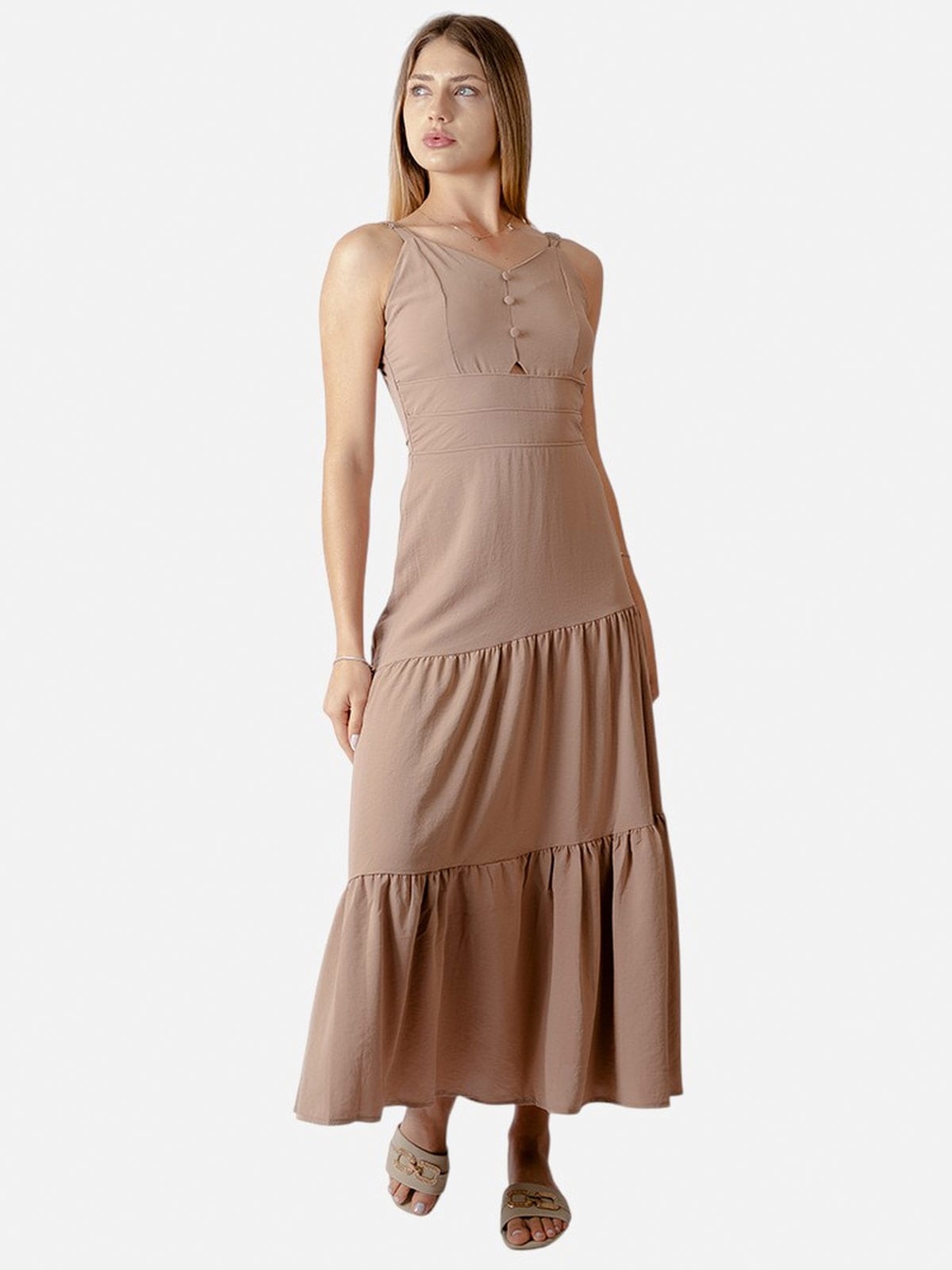 VESTIDO LARGO MUJER BLACKOUT - 1