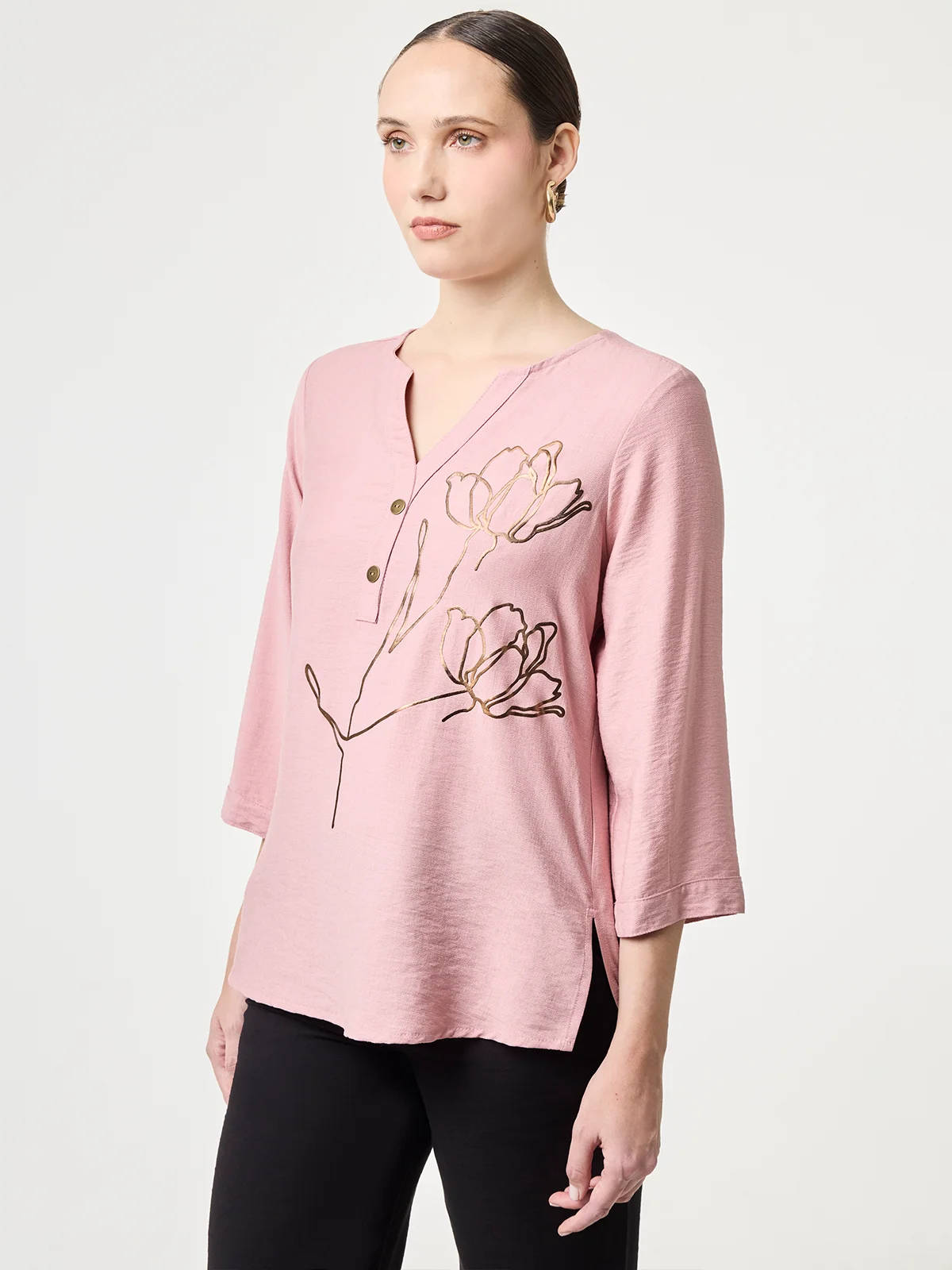 BLUSA MANGA CORTA MUJER JOHN HOLDEN WOMAN - 3