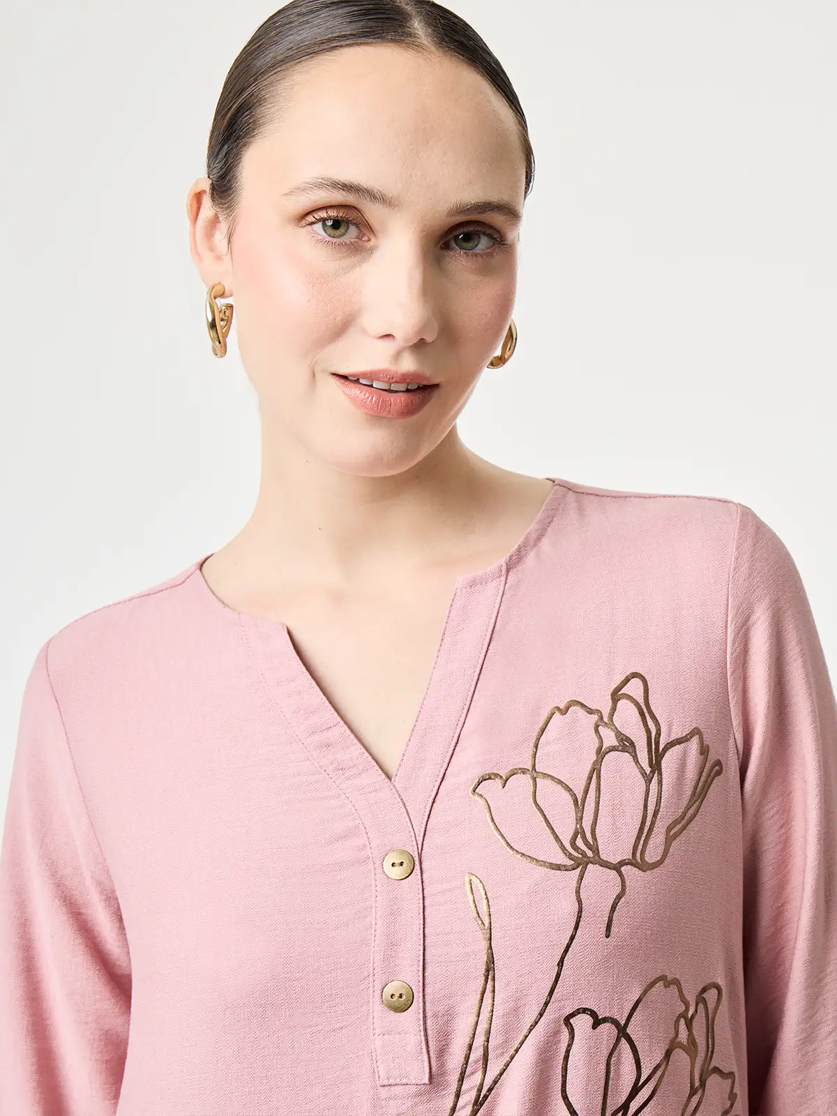 BLUSA MANGA CORTA MUJER JOHN HOLDEN WOMAN - 4