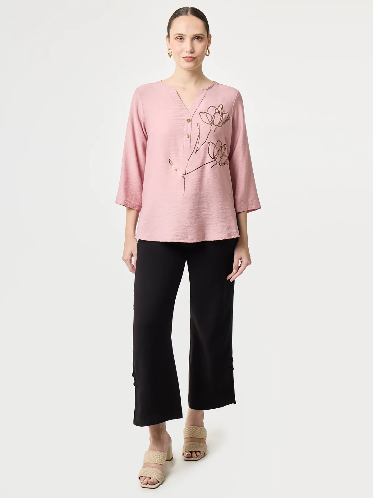 BLUSA MANGA CORTA MUJER JOHN HOLDEN WOMAN - 5