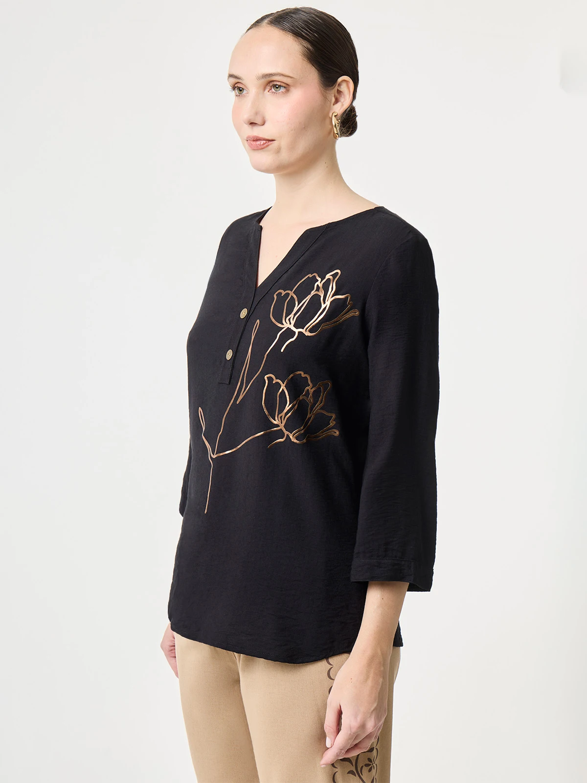 BLUSA MANGA CORTA MUJER JOHN HOLDEN WOMAN - 3