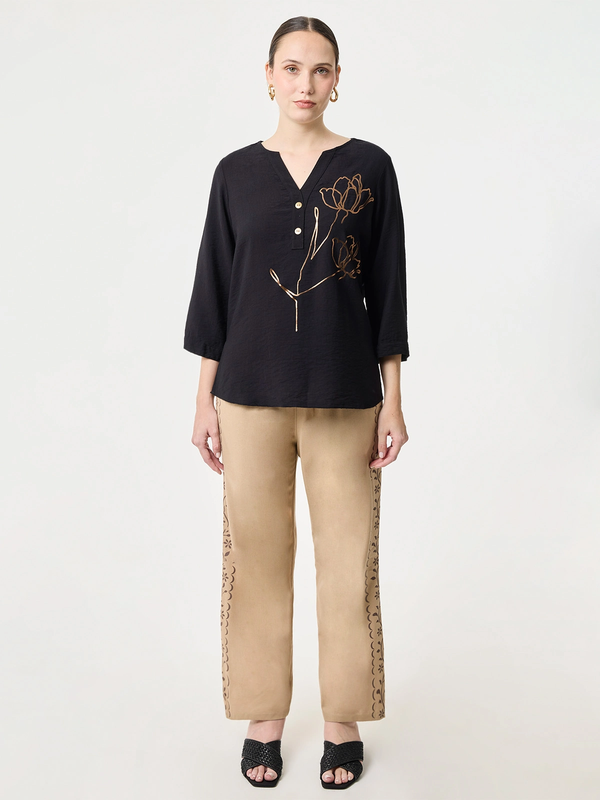 BLUSA MANGA CORTA MUJER JOHN HOLDEN WOMAN - 5