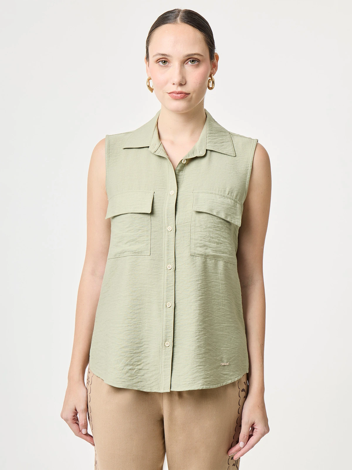 BLUSA MANGA CORTA MUJER JOHN HOLDEN WOMAN - 1