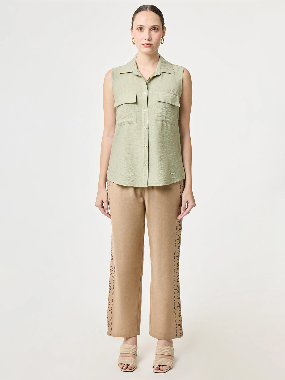 BLUSA MANGA CORTA MUJER JOHN HOLDEN WOMAN - 5