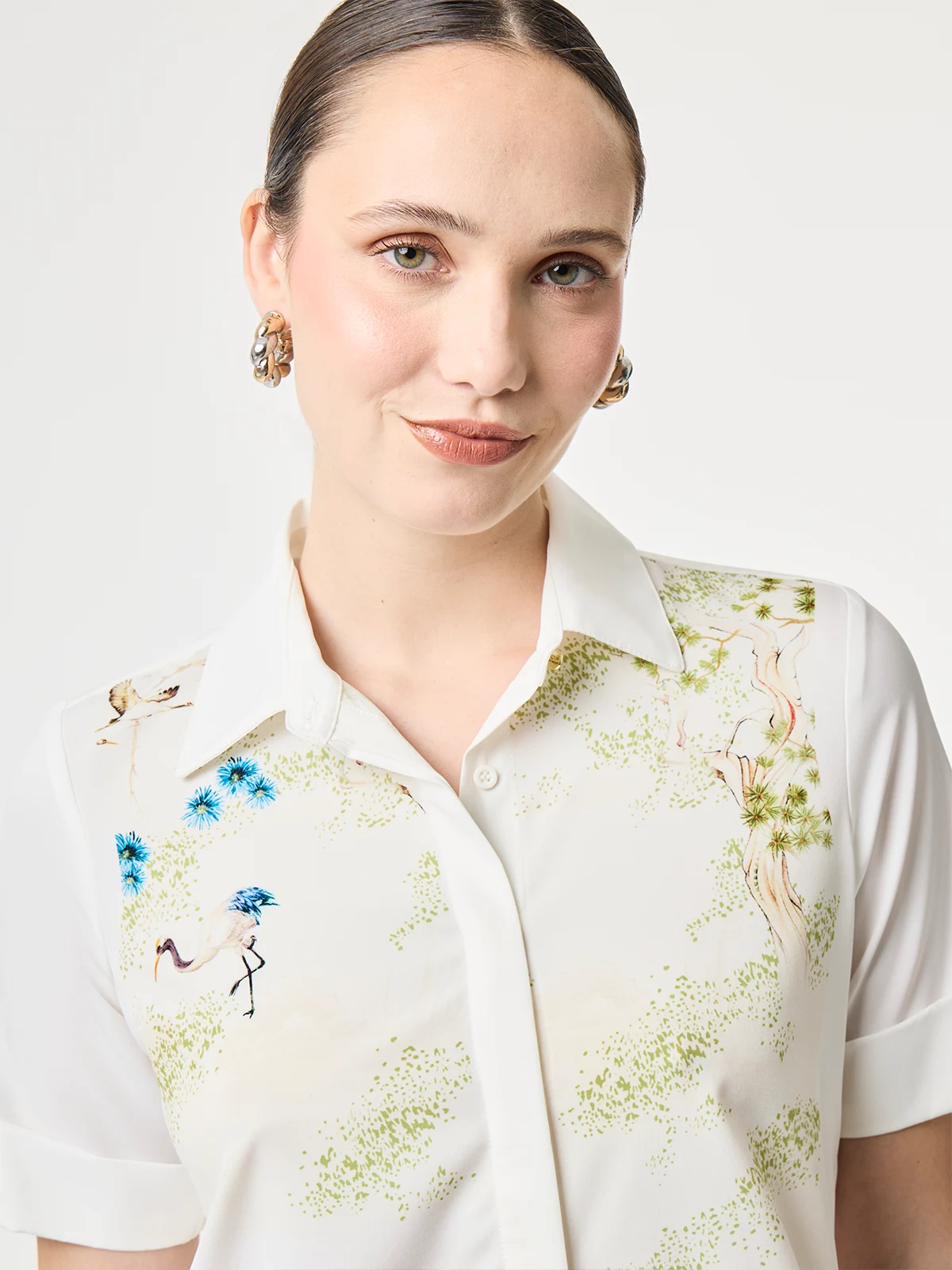 BLUSA MANGA CORTA MUJER JOHN HOLDEN WOMAN - 4
