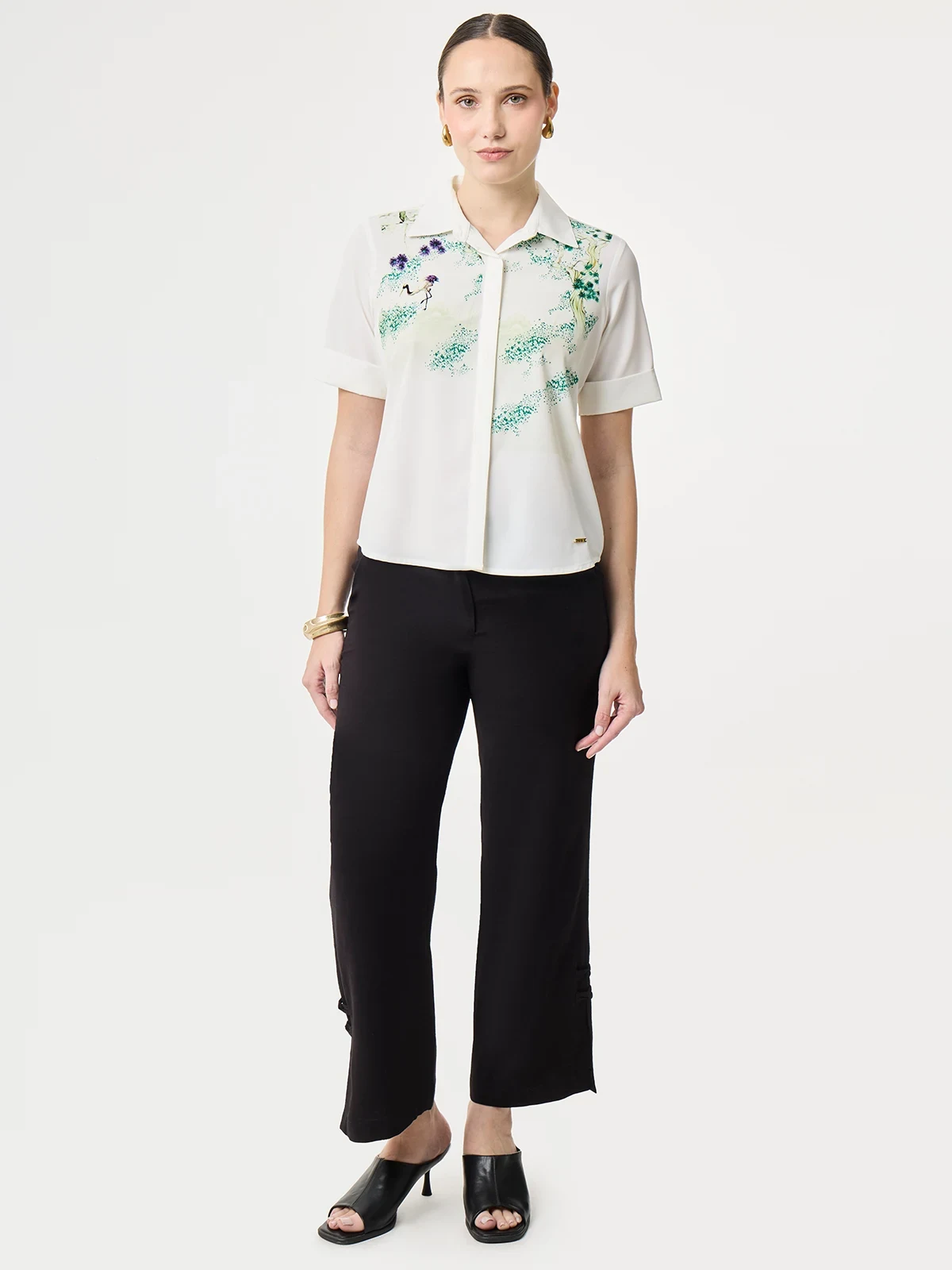 BLUSA MANGA CORTA MUJER JOHN HOLDEN WOMAN - 5