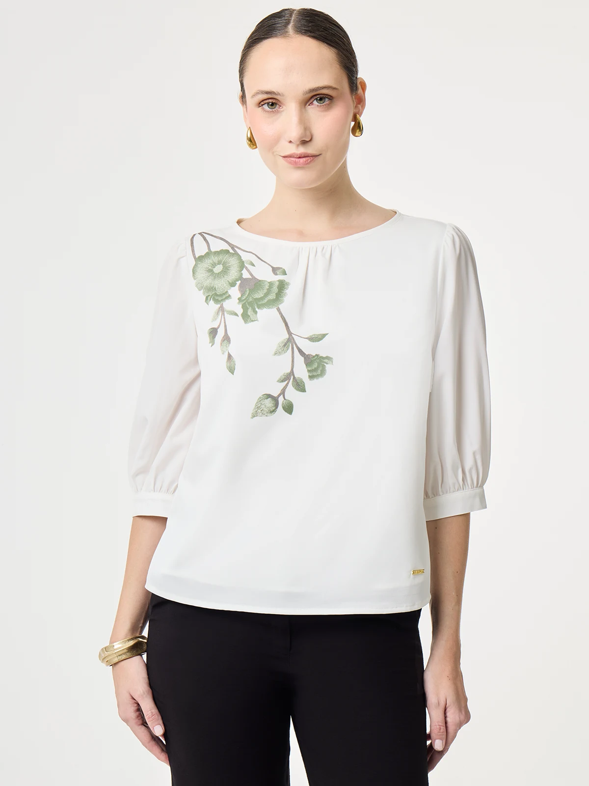 BLUSA MANGA CORTA MUJER JOHN HOLDEN WOMAN - 1