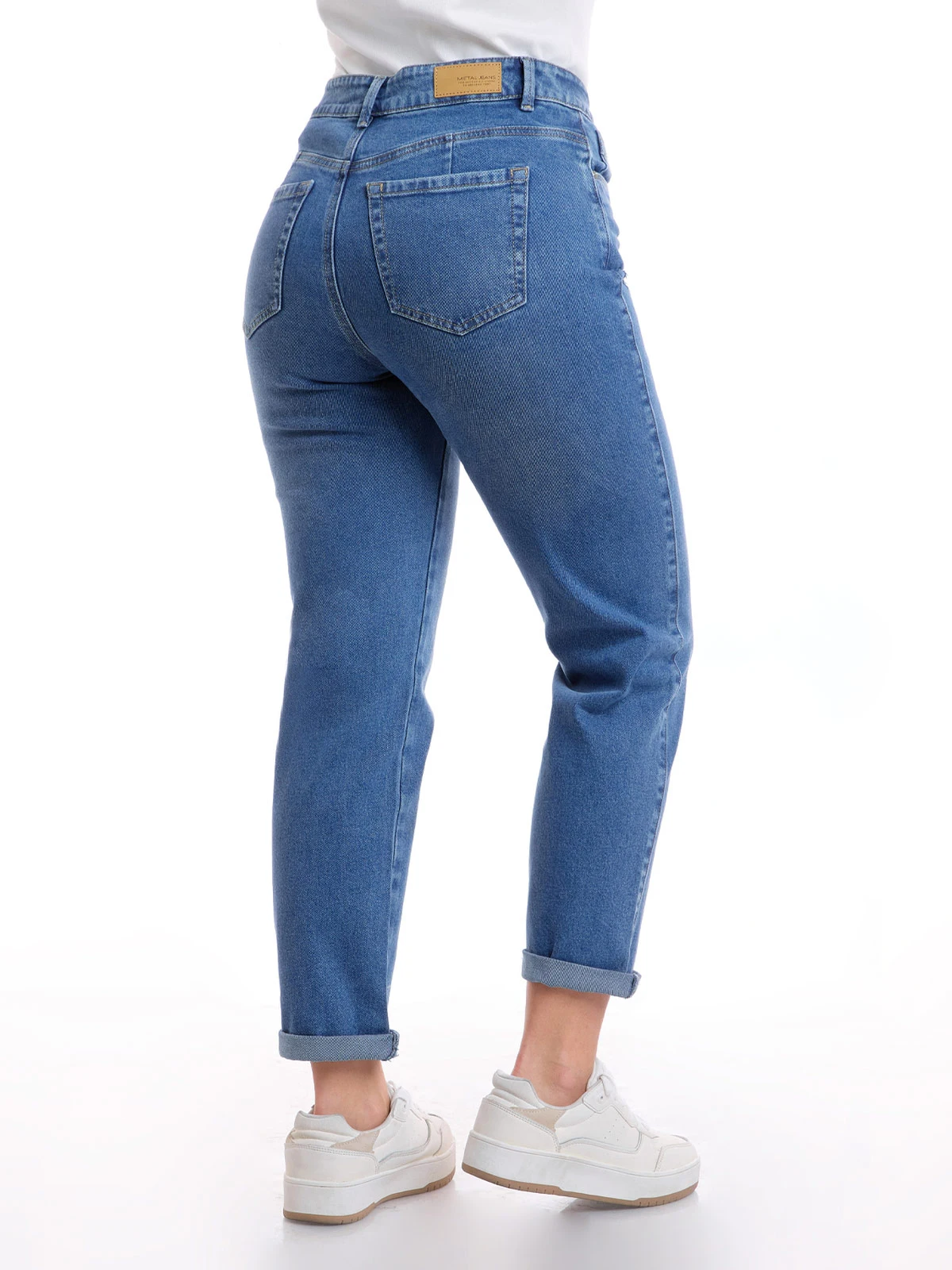 JEANS ALGODÓN MOM MUJER METAL JEANS URSULA - 5