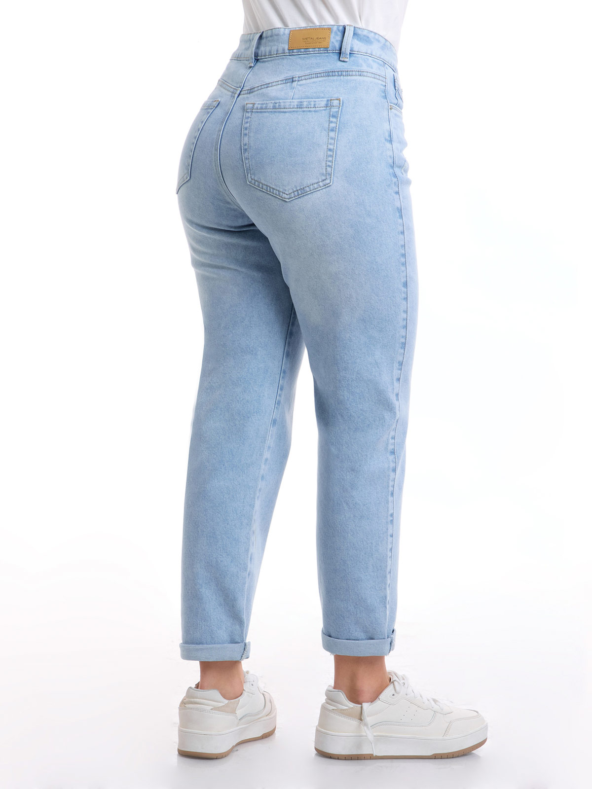 JEANS ALGODÓN MOM MUJER METAL JEANS URSULA - 5