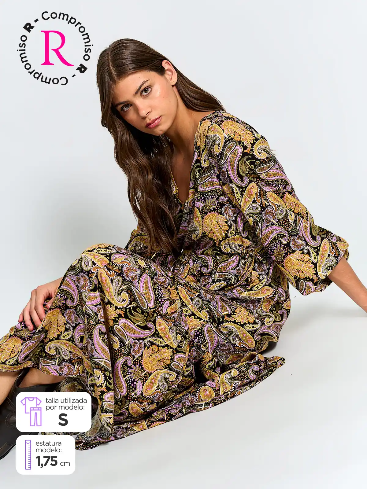 VESTIDO LARGO MUJER TATIENNE ERNIE - 1