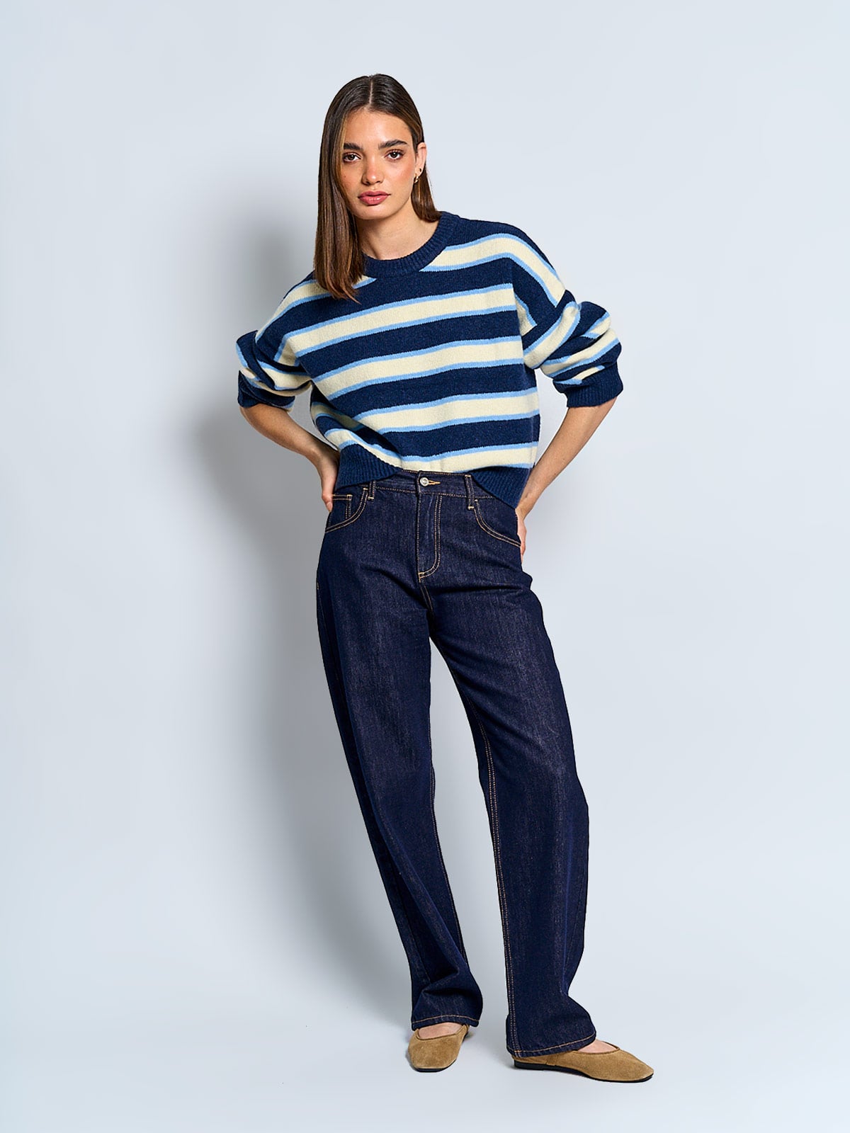 SWEATER MANGA LARGA MUJER INDEX EBARBI - 4