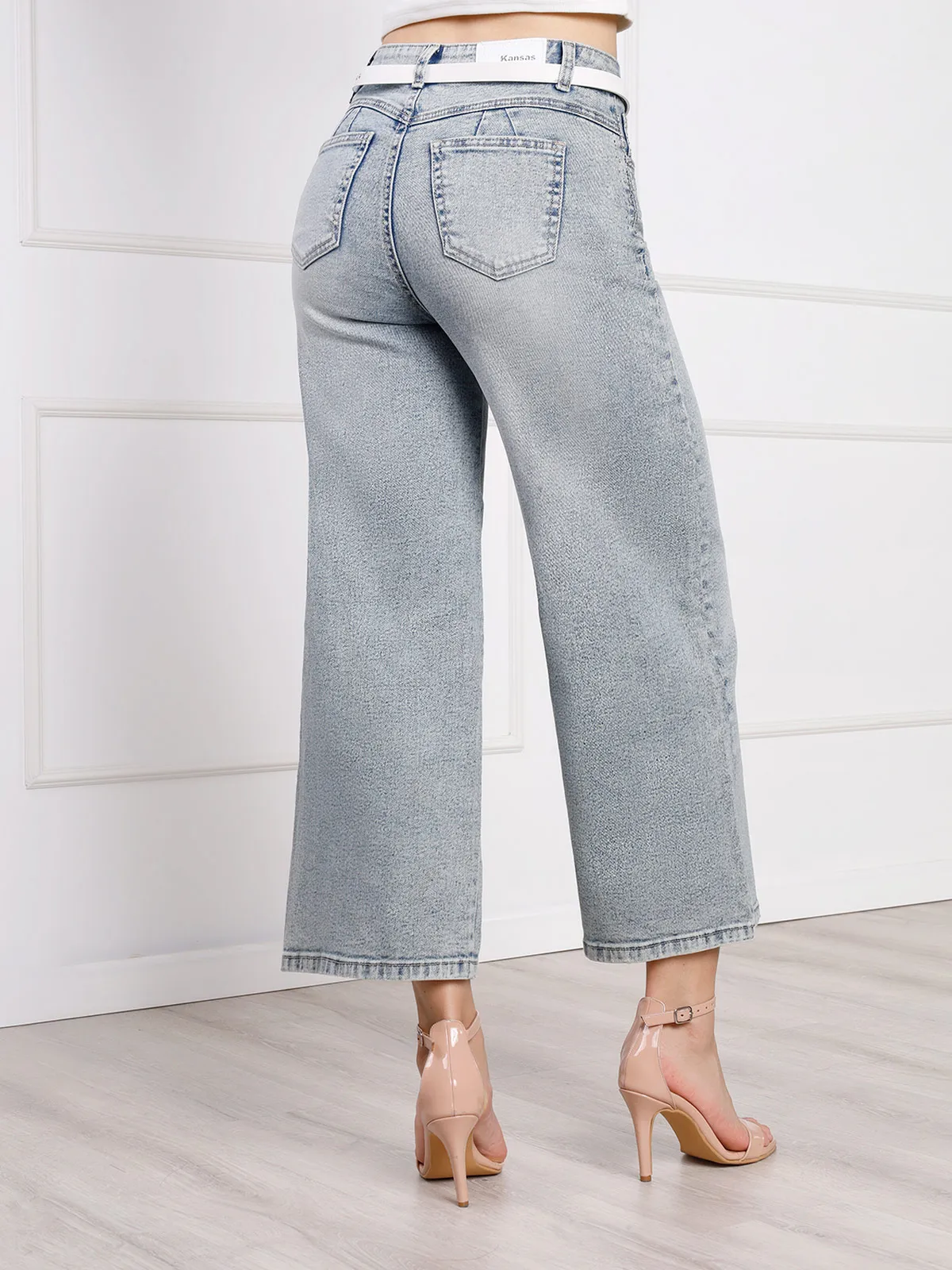 JEANS ALGODÓN CULOTTE MUJER KANSAS AITZA - 4