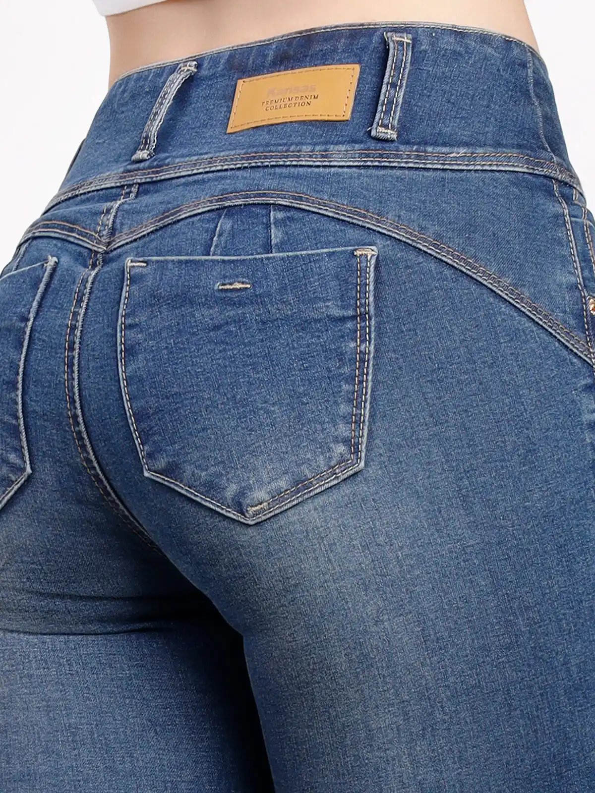 JEANS ALGODÓN FLARE MUJER KANSAS ASHLY - 5