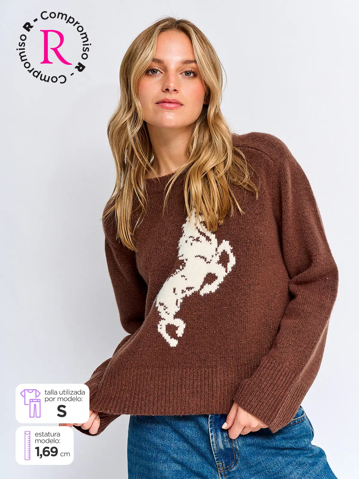 SWEATER MUJER INDEX HORSE - 1