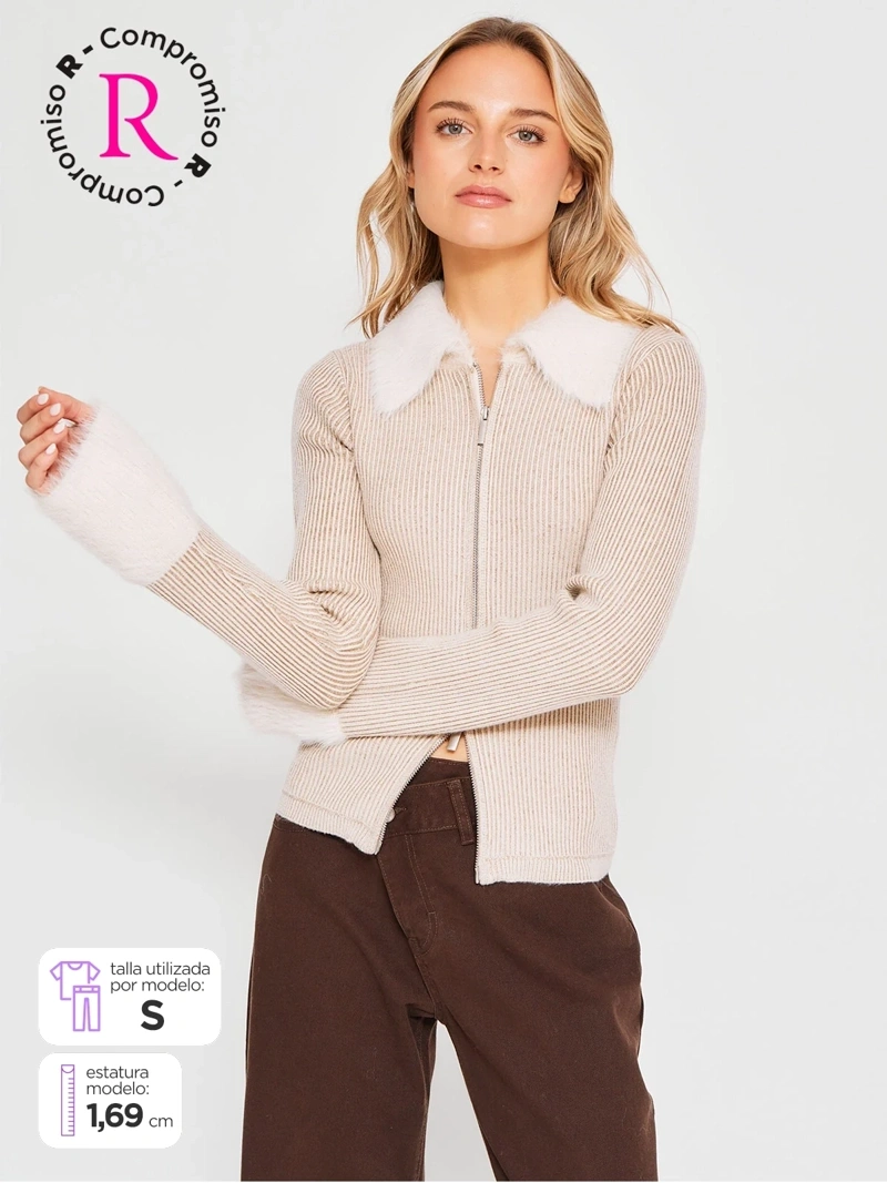 SWEATER MUJER INDEX BOT - 1