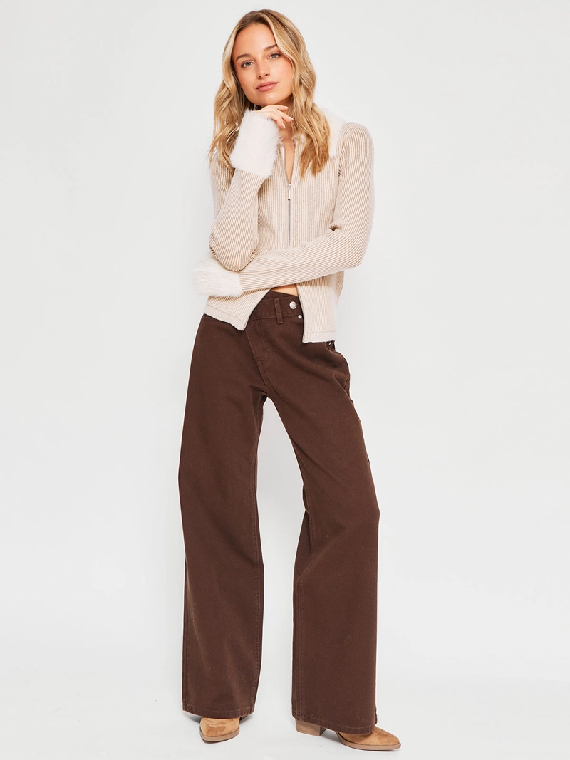 SWEATER MUJER INDEX BOT - 4
