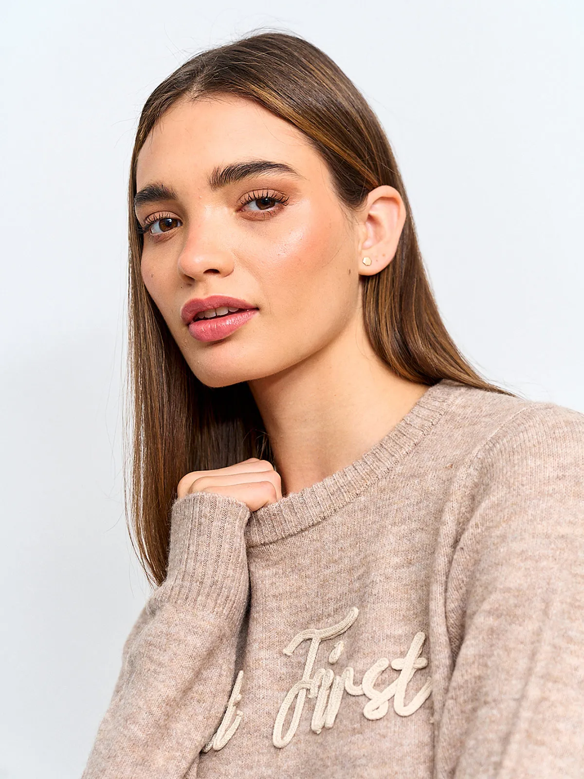 SWEATER MANGA LARGA MUJER INDEX FACHA - 3