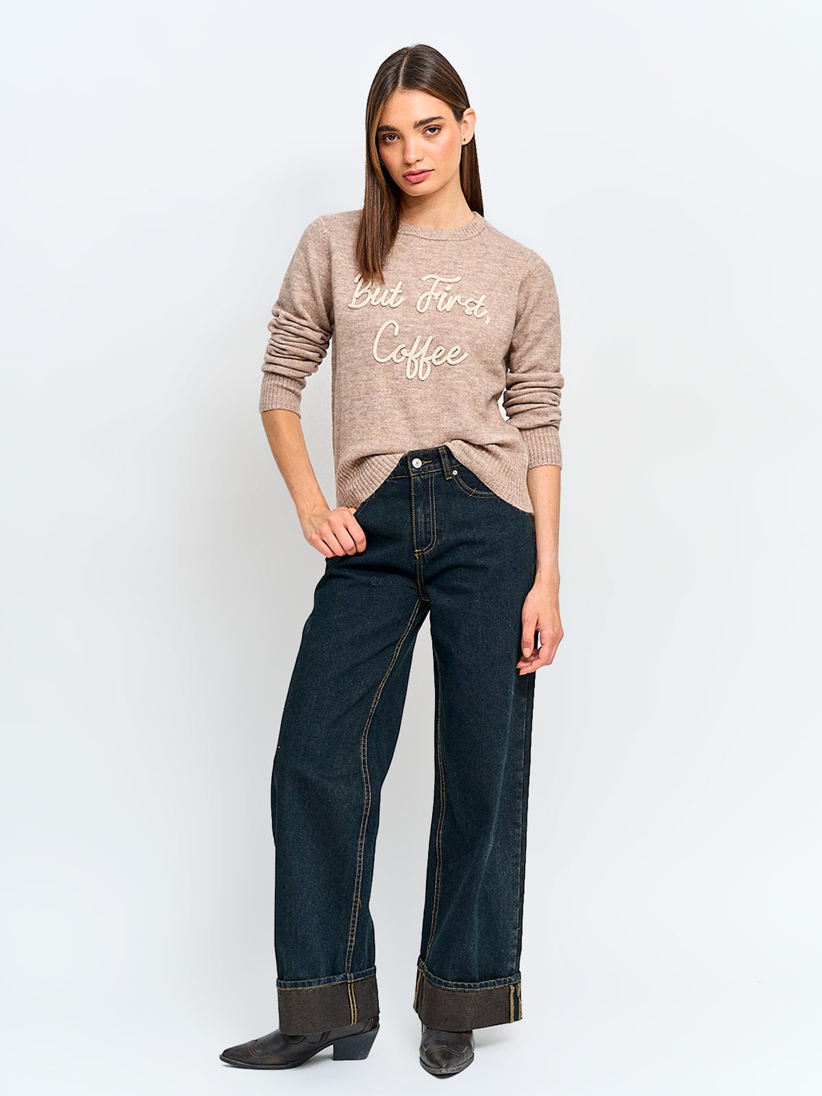 SWEATER MANGA LARGA MUJER INDEX FACHA - 4