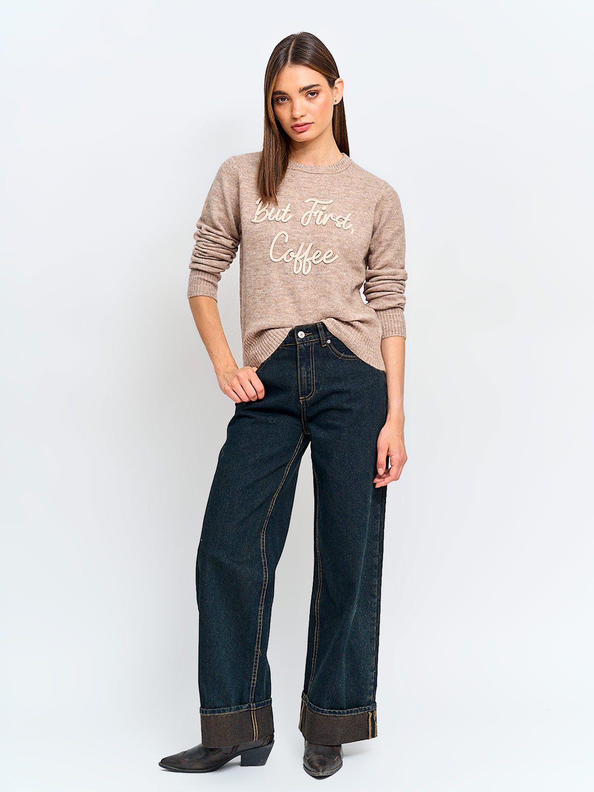 SWEATER MANGA LARGA MUJER INDEX FACHA - 4